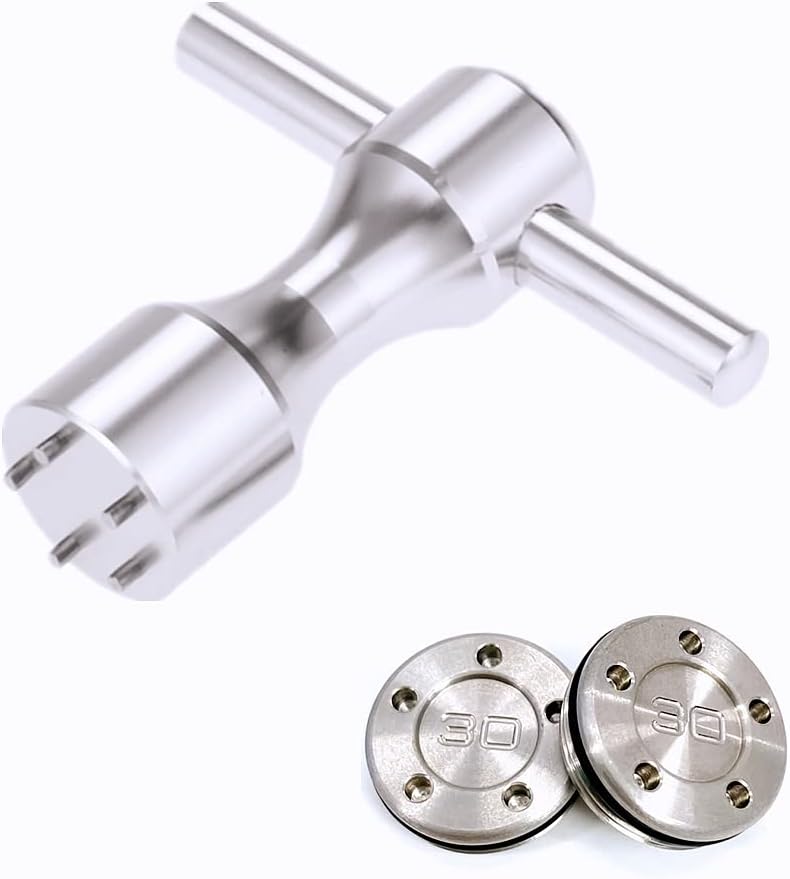ROYMADE Golf Putter Weights 2pcs 5g/10g/15g/20g/25g/30g/35g/40g/45g with Wrench Kit Set Compatible with Titleist Scotty Cameron Putter Golf Accessory (2pcs 30g+Wrench) - Image 5